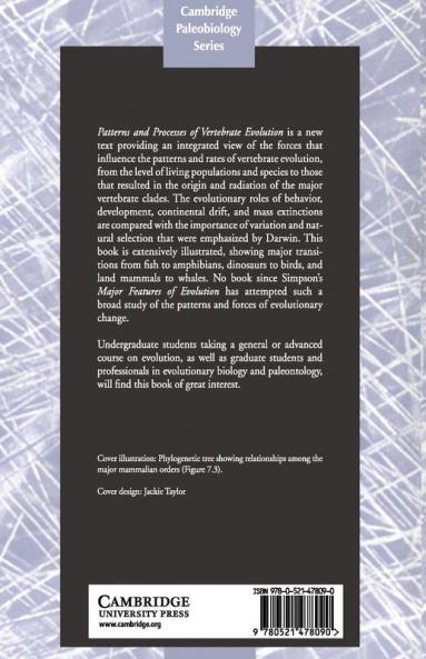 Patterns and Processes of Vertebrate Evolution