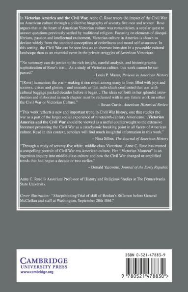 Victorian America and the Civil War