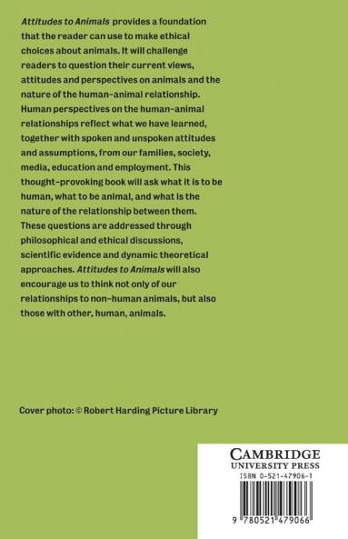 Attitudes to Animals