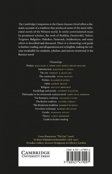 The Cambridge Companion to the Classic Russian Novel