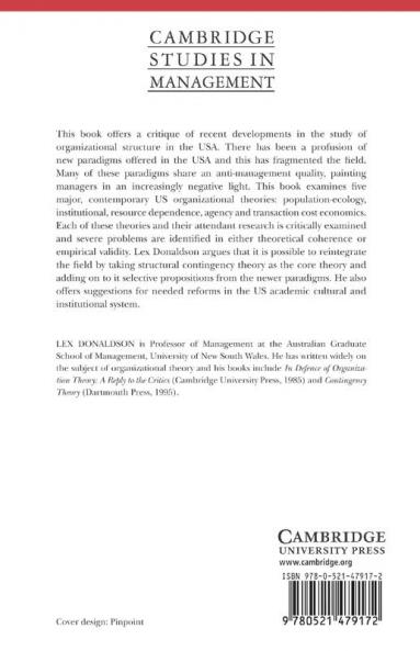 American Anti-Management Theories of Organization