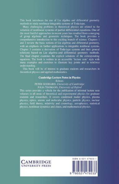 Lie Algebras Geometry and Toda-Type Systems