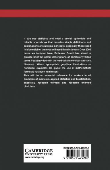 Cambridge Dictionary of Statistics in the Medical Sciences