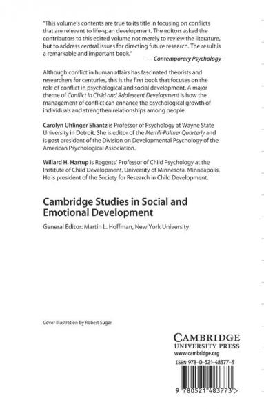 Conflict in Child and Adolescent Development