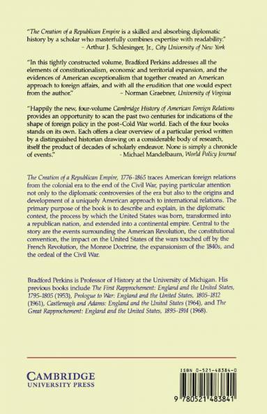 The Cambridge History of American Foreign Relations