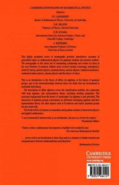 Affine Lie Algebras and Quantum Groups