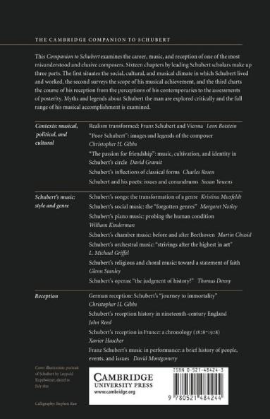 The Cambridge Companion to Schubert