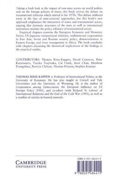 Bringing Transnational Relations Back in