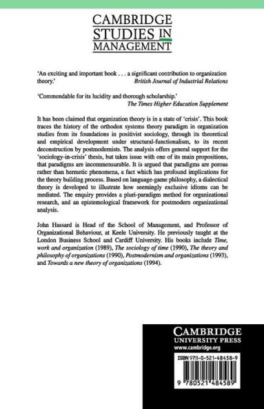 Sociology and Organization Theory