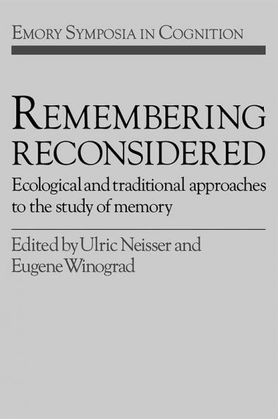 Remembering Reconsidered