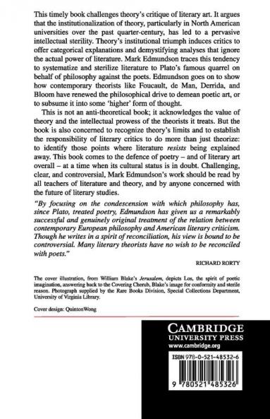 Literature Against Philosophy Plato to Derrida