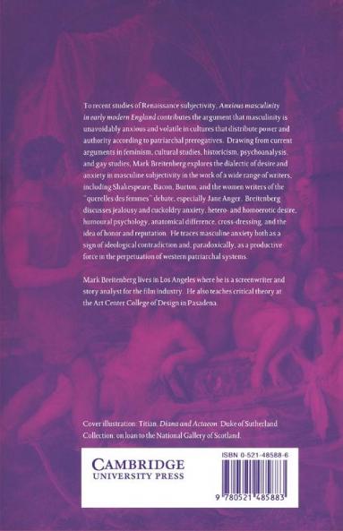 Anxious Masculinity in Early Modern England