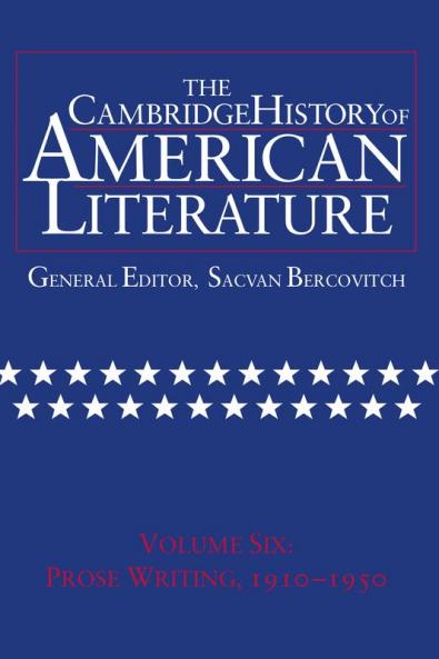 The Cambridge History of American Literature