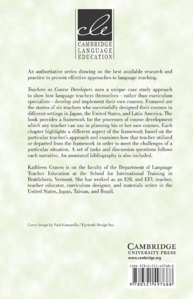 Teachers as Course Developers
