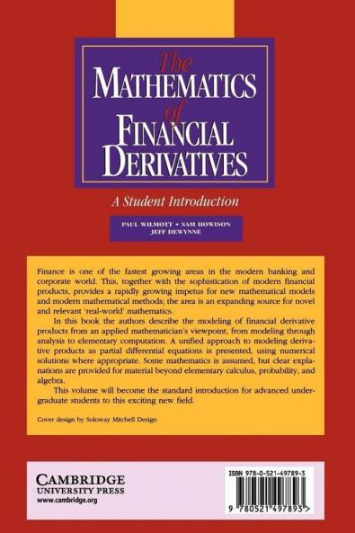 The Mathematics of Financial Derivatives
