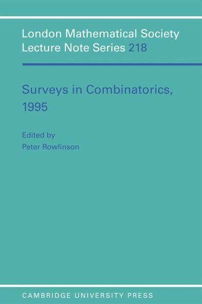 Surveys in Combinatorics 1995