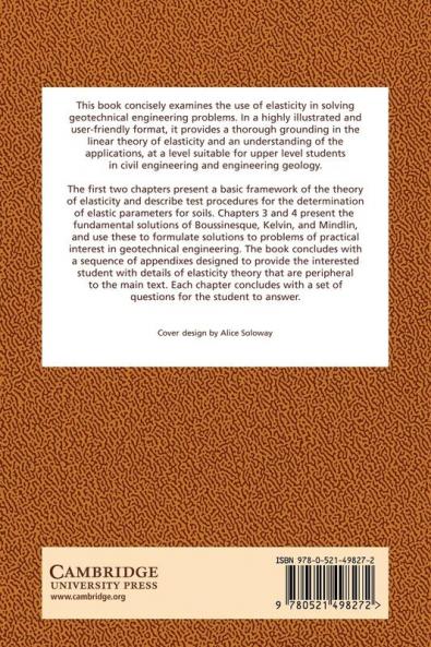 Elasticity and Geomechanics