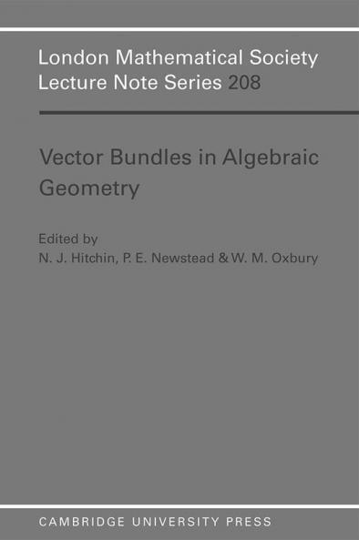 Vector Bundles in Algebraic Geometry