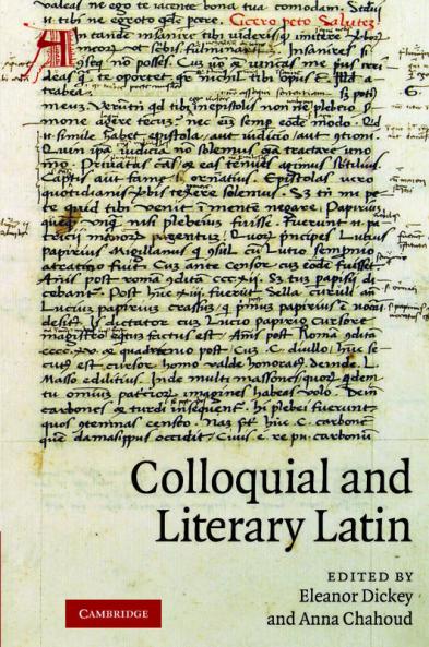 Colloquial and Literary Latin