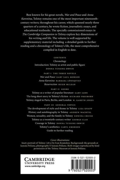 The Cambridge Companion to Tolstoy