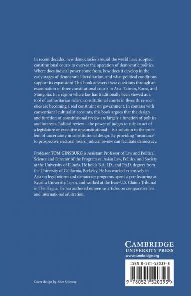 Judicial Review in New Democracies