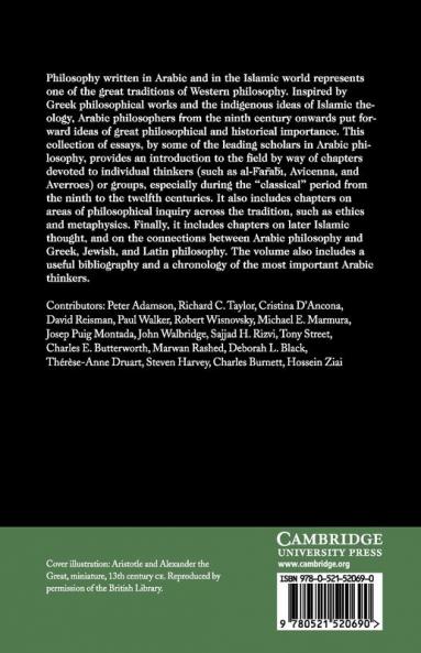 The Cambridge Companion to Arabic Philosophy
