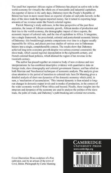 Slavery Colonialism and Economic Growth in Dahomey 1640 1960