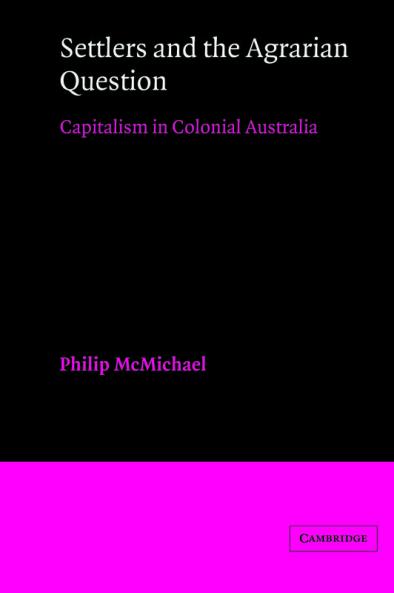 Settlers and the Agrarian Question