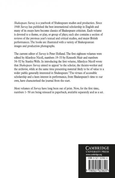 Shakespeare Survey