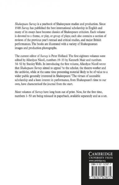Shakespeare Survey