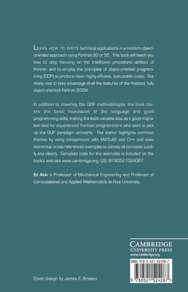 Object-Oriented Programming Via FORTRAN 90/95