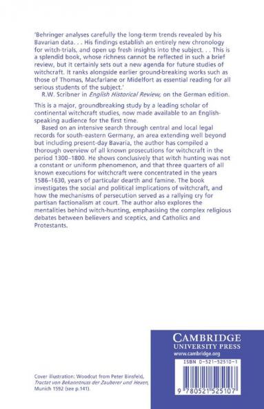 Witchcraft Persecutions in Bavaria