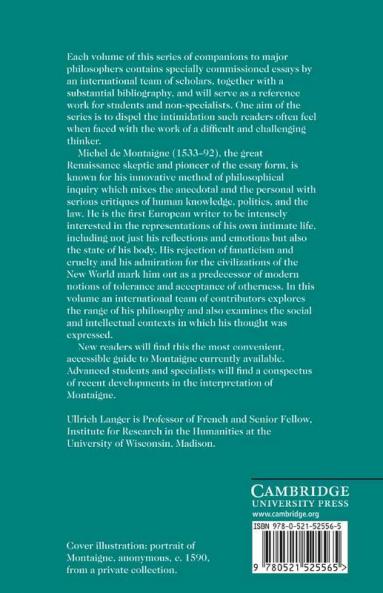 The Cambridge Companion to Montaigne