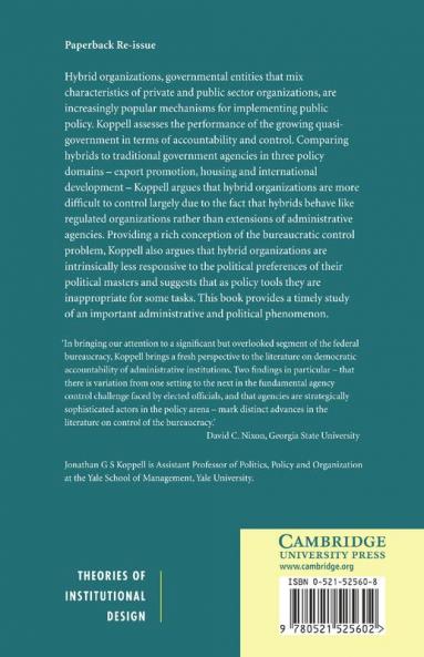 The Politics of Quasi-Government