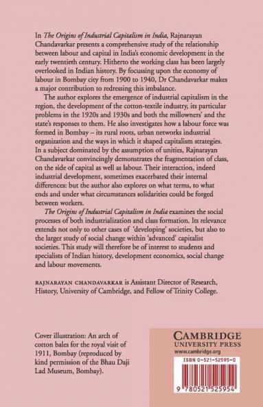 The Origins of Industrial Capitalism in India