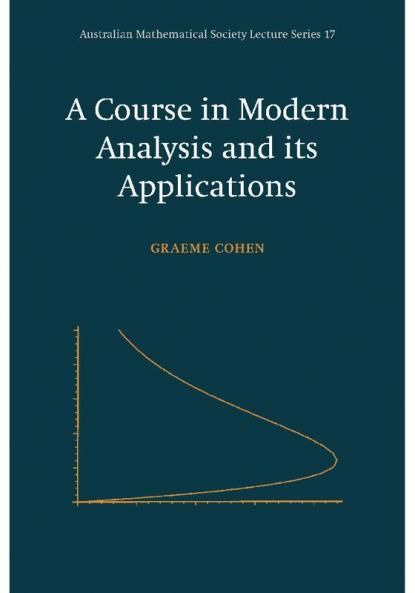 Course Modern Analysis Applications