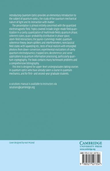 Introductory Quantum Optics
