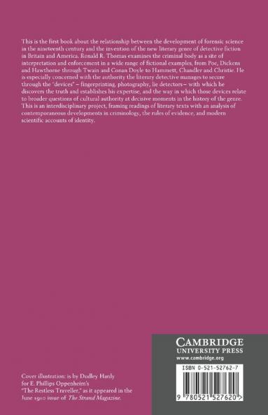 Detective Fiction and the Rise of Forensic Science
