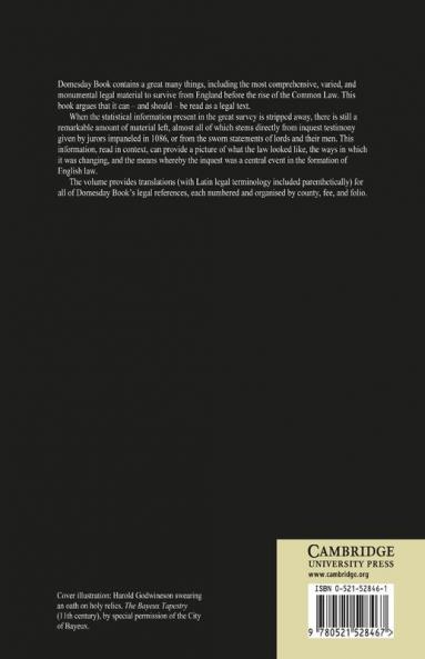 Domesday Book and the Law