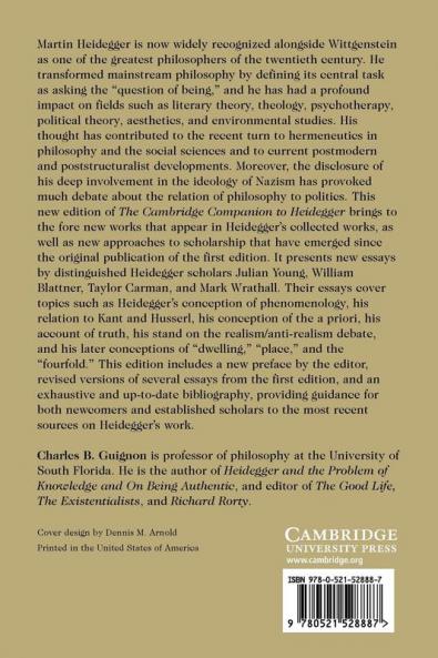 The Cambridge Companion to Heidegger