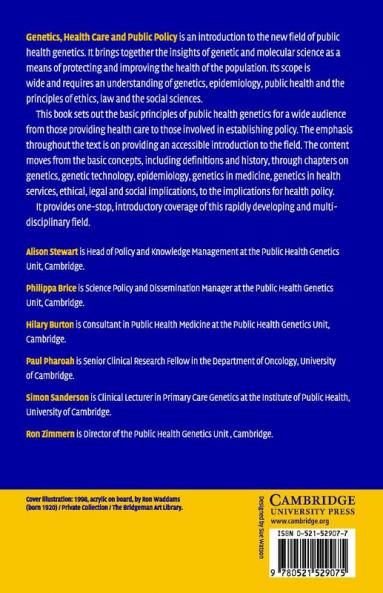 Genetics Health Care and Public Policy