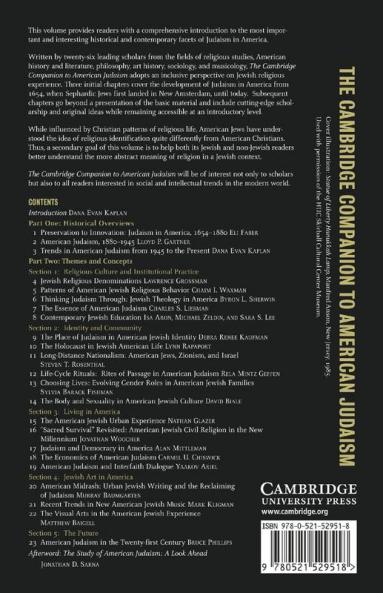 The Cambridge Companion to American Judaism