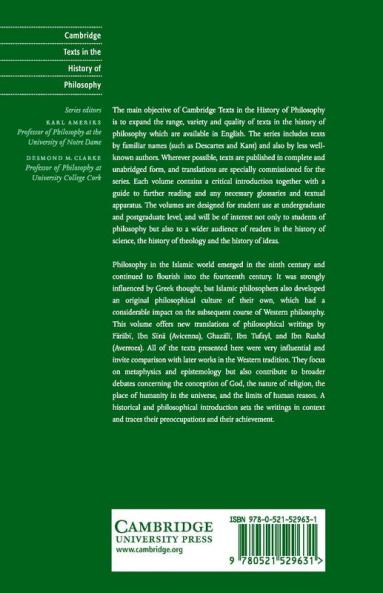 Medieval Islamic Philosophical Writings