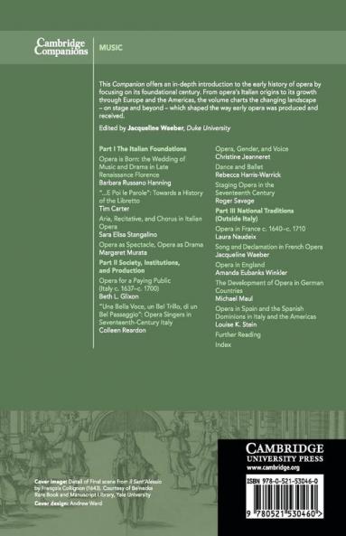 The Cambridge Companion to Seventeenth-Century Opera