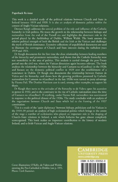 The Vatican the Bishops and Irish Politics 1919 39