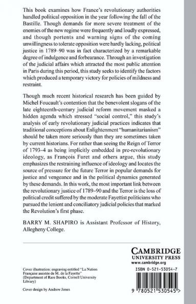 Revolutionary Justice in Paris 1789 1790