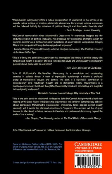 Machiavellian Democracy