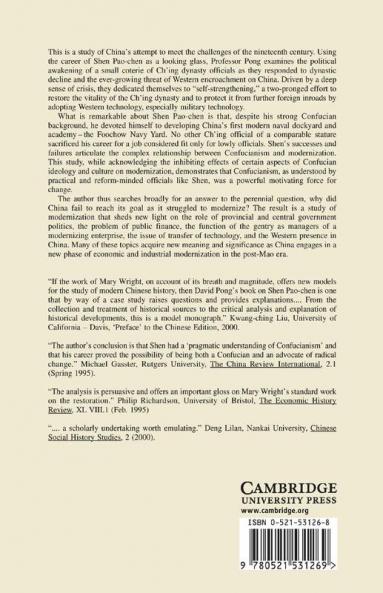 Shen Pao-Chen and China's Modernization in the Nineteenth Century