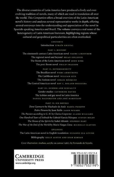 The Cambridge Companion to the Latin American Novel