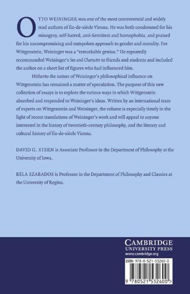 Wittgenstein Reads Weininger